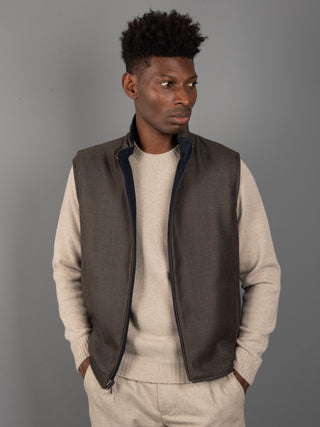 Gilet Reversibile - Navy