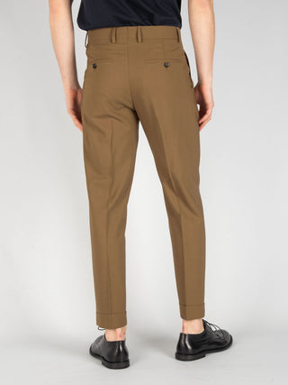 Pantalone Robert Lana - Tabacco