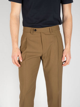 Pantalone Robert Lana - Tabacco