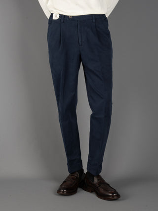 Pantalone Cotone  - Blu