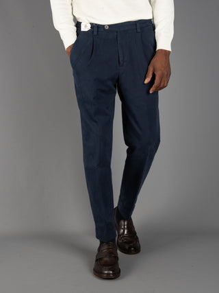 Pantalone Cotone  - Blu
