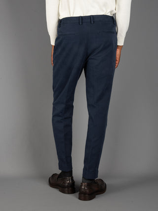 Pantalone Cotone  - Blu