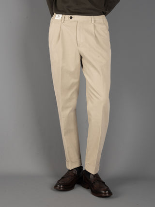 Pantalone Cotone - Sabbia