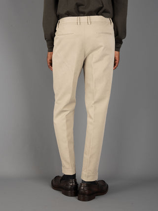 Pantalone Cotone - Sabbia