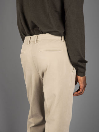 Pantalone Cotone - Sabbia