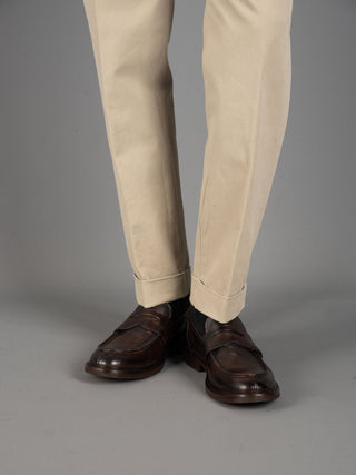Pantalone Cotone - Sabbia