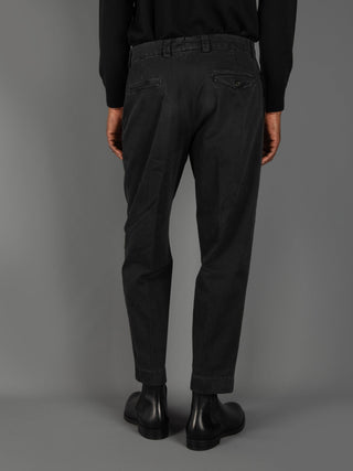 Pantalone Chiaia cotone - Nero