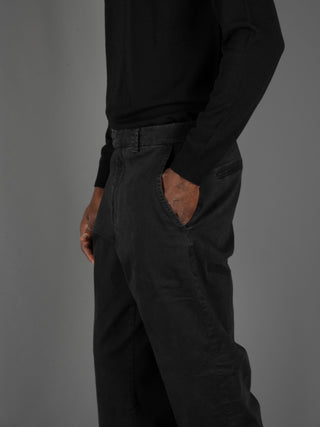 Pantalone Chiaia cotone - Nero