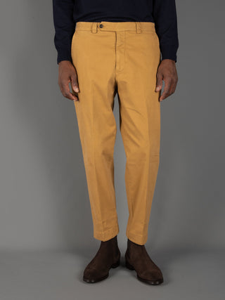 Pantalone Chiaia Cotone - Ocra