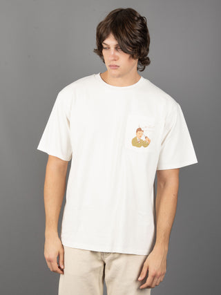 T-Shirt Samurai - samurai bianco