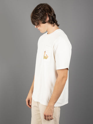 T-Shirt Samurai - samurai bianco
