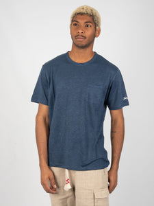 T-shirt Lino - Blu