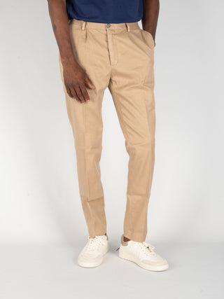 Pantalone Cotone e Lino - Beige