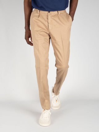 Pantalone Cotone e Lino - Beige