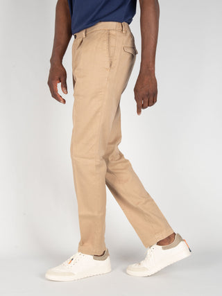 Pantalone Cotone e Lino - Beige