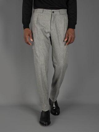 Pantalone DVR50 Lana - grigio melange