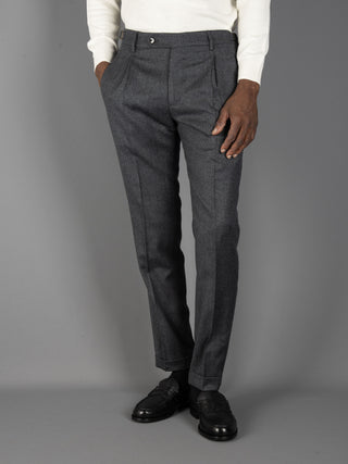 Pantalone Retro Lana - Grigio Scuro