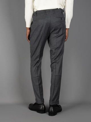 Pantalone Retro Lana - Grigio Scuro