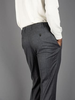 Pantalone Retro Lana - Grigio Scuro