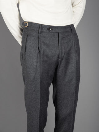 Pantalone Retro Lana - Grigio Scuro