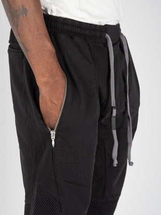 Bermuda Jersey Jogger - Black