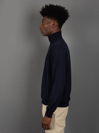 Maglia Dolcevita Extrafine - Blu Notte