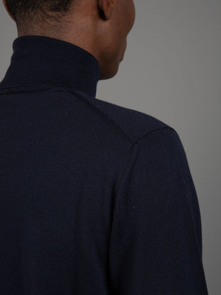 Maglia Dolcevita Extrafine - Blu Notte