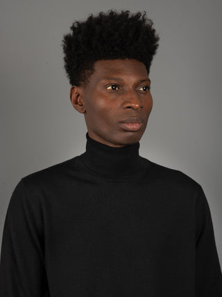 Maglia Dolcevita Extrafine - Nero