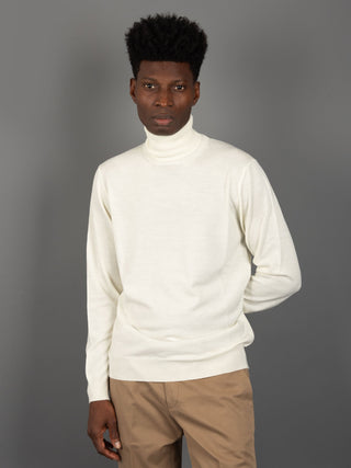 Maglia Dolcevita Extrafine - Panna