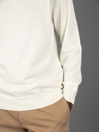 Maglia Dolcevita Extrafine - Panna