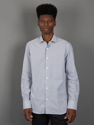 Camicia Millerighe - Bianco/Blu