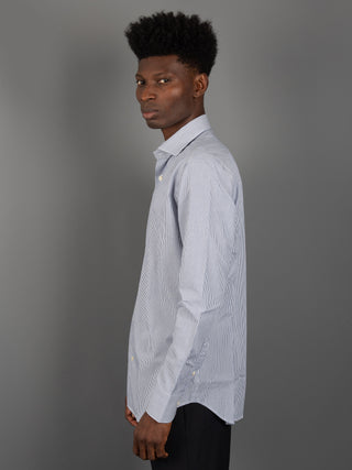 Camicia Millerighe - Bianco/Blu