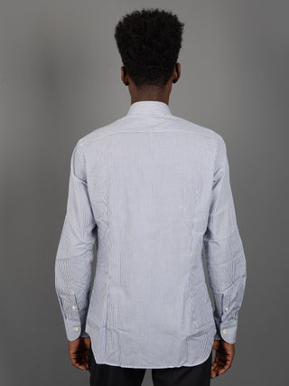 Camicia Millerighe - Bianco/Blu