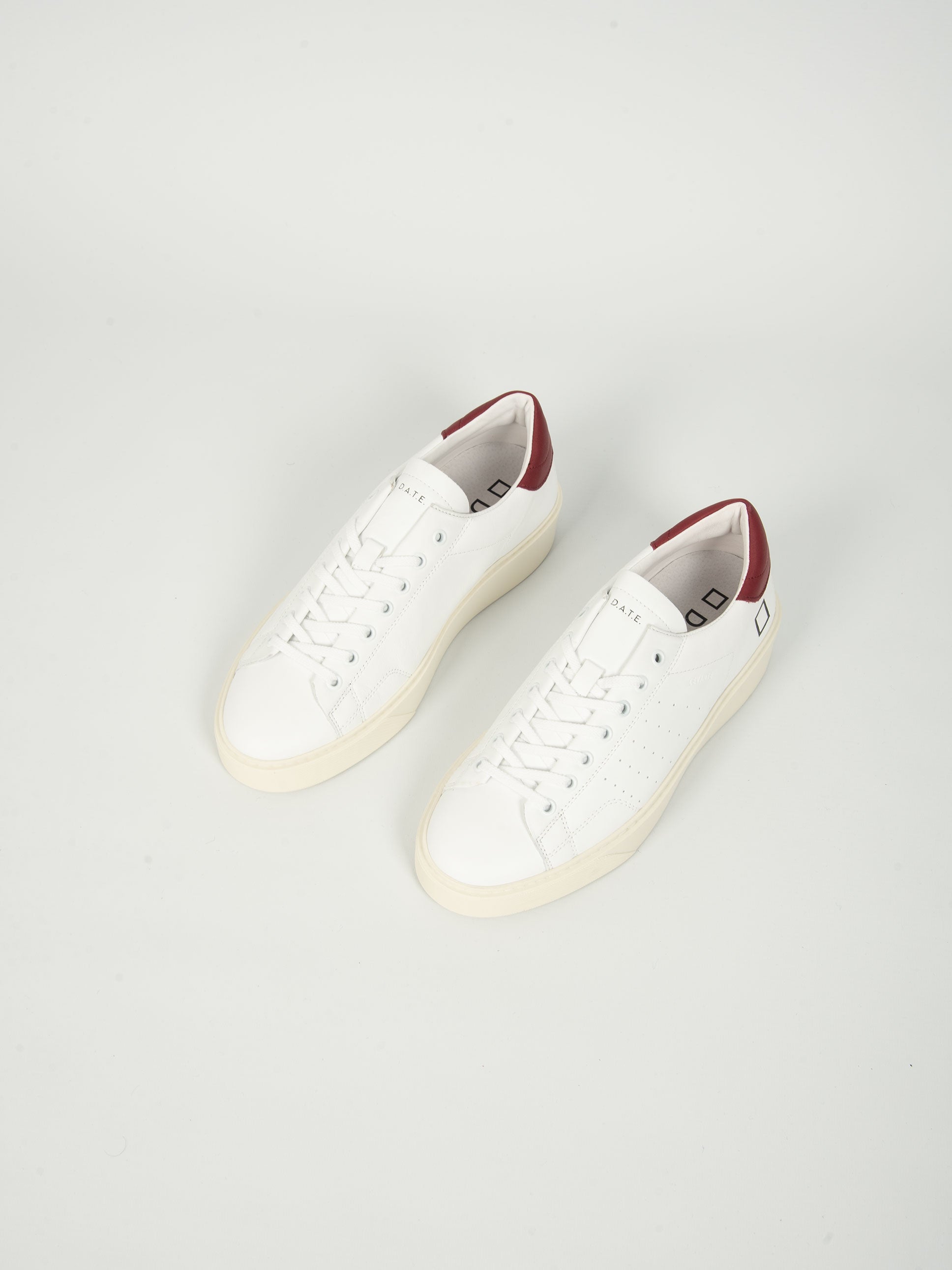 Sneakers 'Levante Calf' - Bianco/Bordò