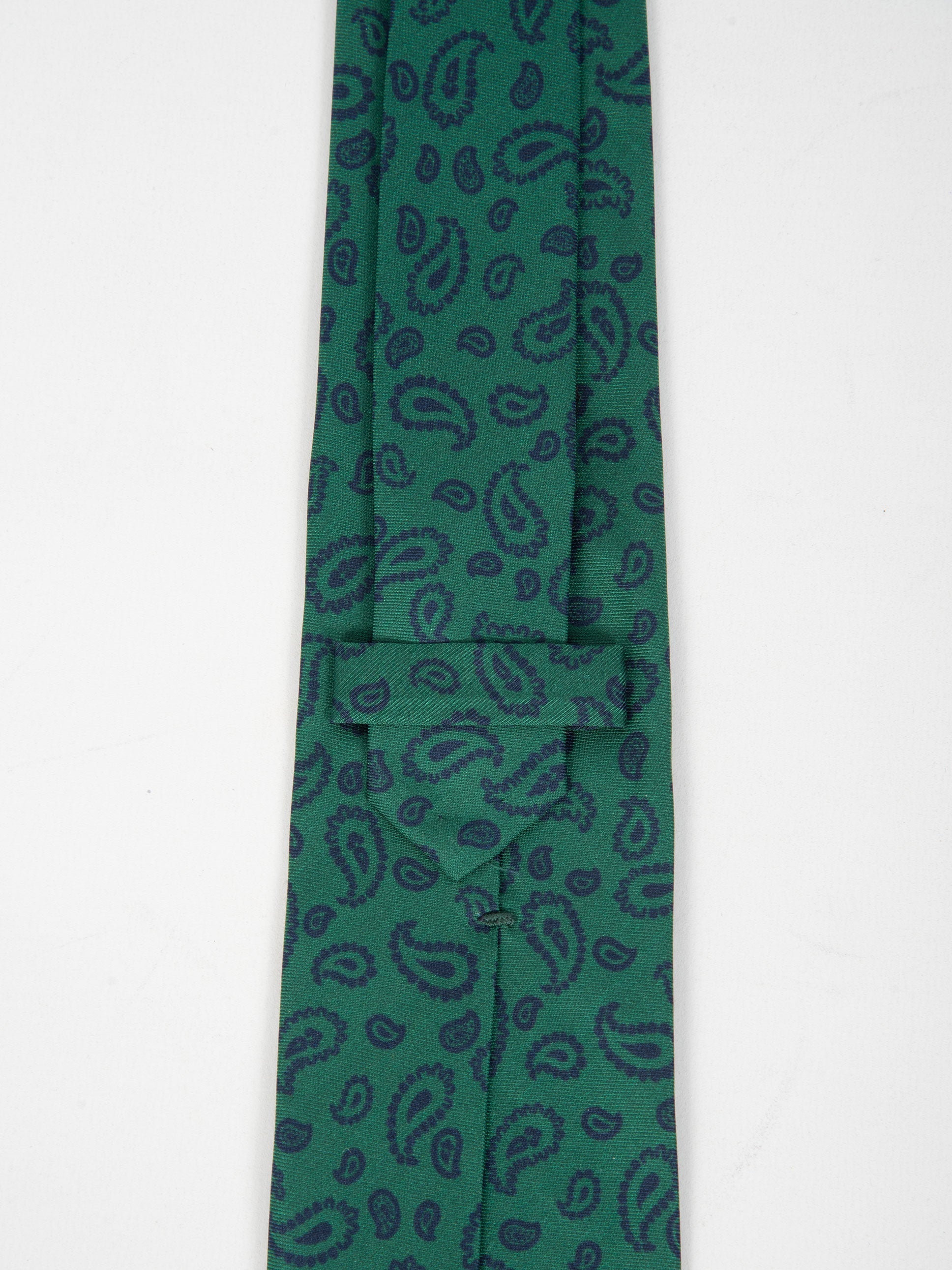 Cravatta seta Cachemire - Verde