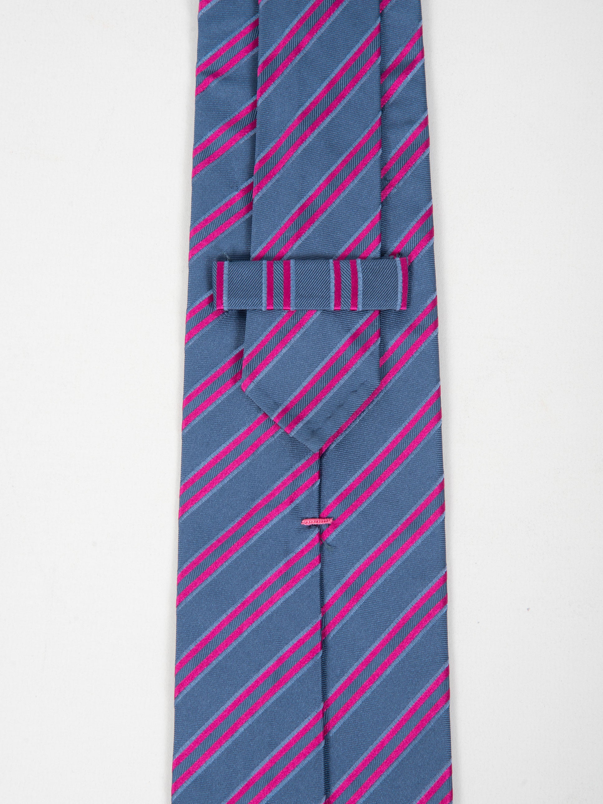 Cravatta Seta Regimental - Blu
