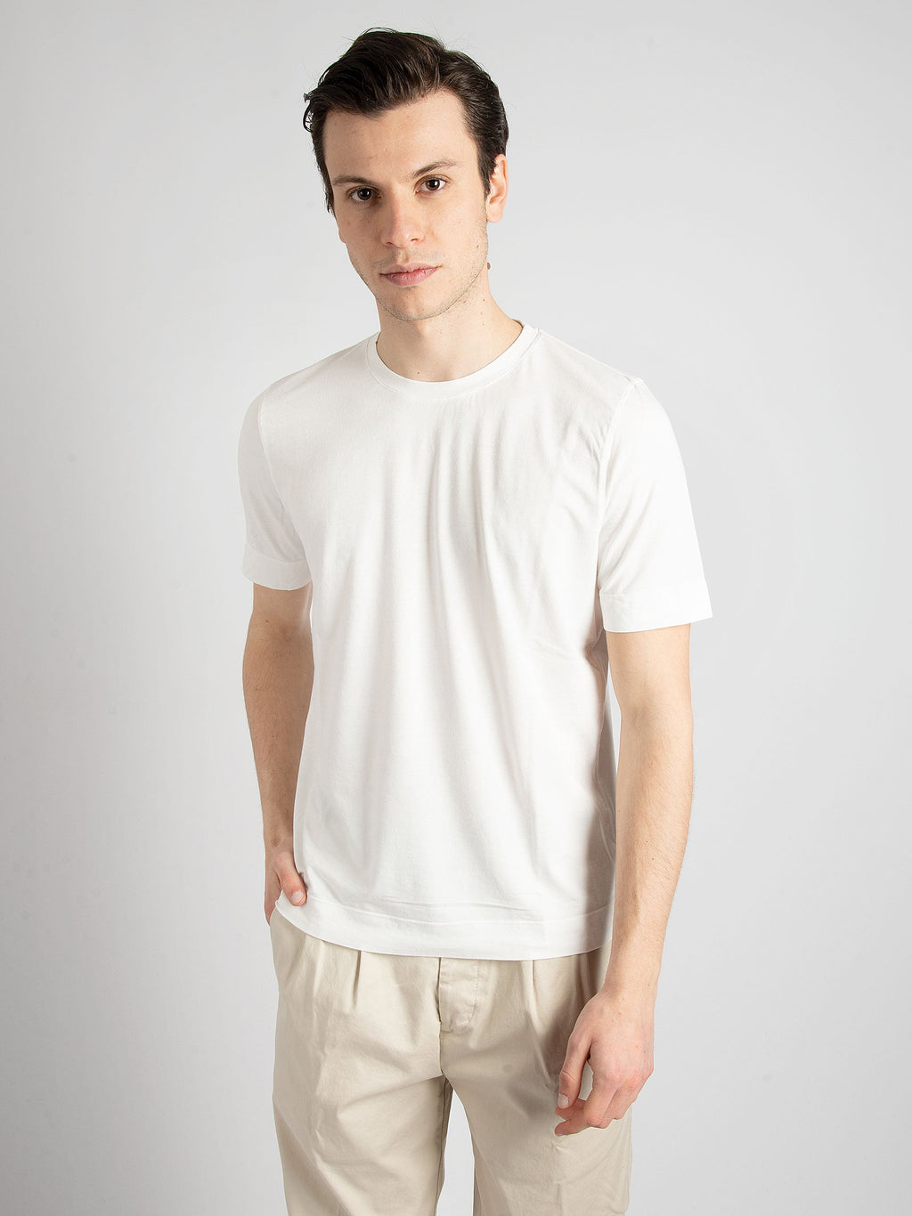 T-shirt Cotone e Modal - Bianco