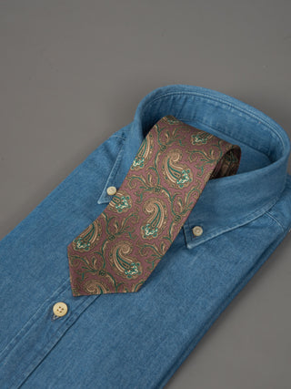 Cravatta Peasly - Rosa Antico