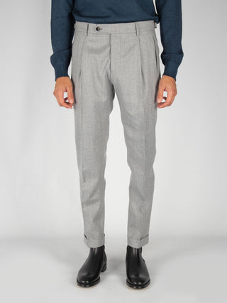 Pantalone Retro- Grigio Chiaro