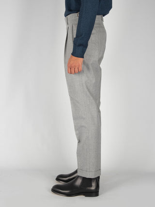 Pantalone Retro- Grigio Chiaro