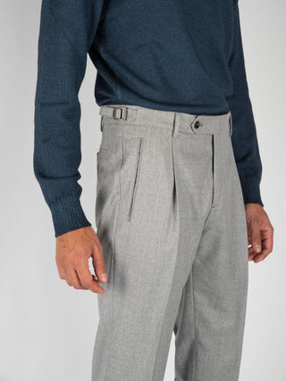 Pantalone Retro- Grigio Chiaro