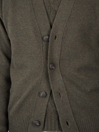 Maglia Cardigan - Verde Militare