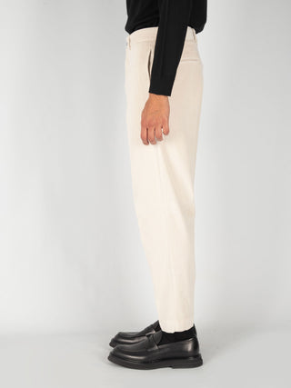 Pantalone Chiaia Velluto - Latte