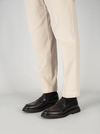 Pantalone Chiaia Velluto - Latte