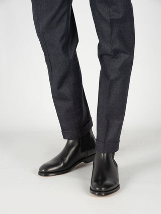 Pantalone Retro Principe di Galles - Navy