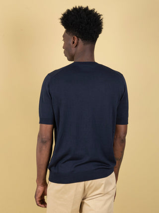 Maglia in Seta - Blu Notte