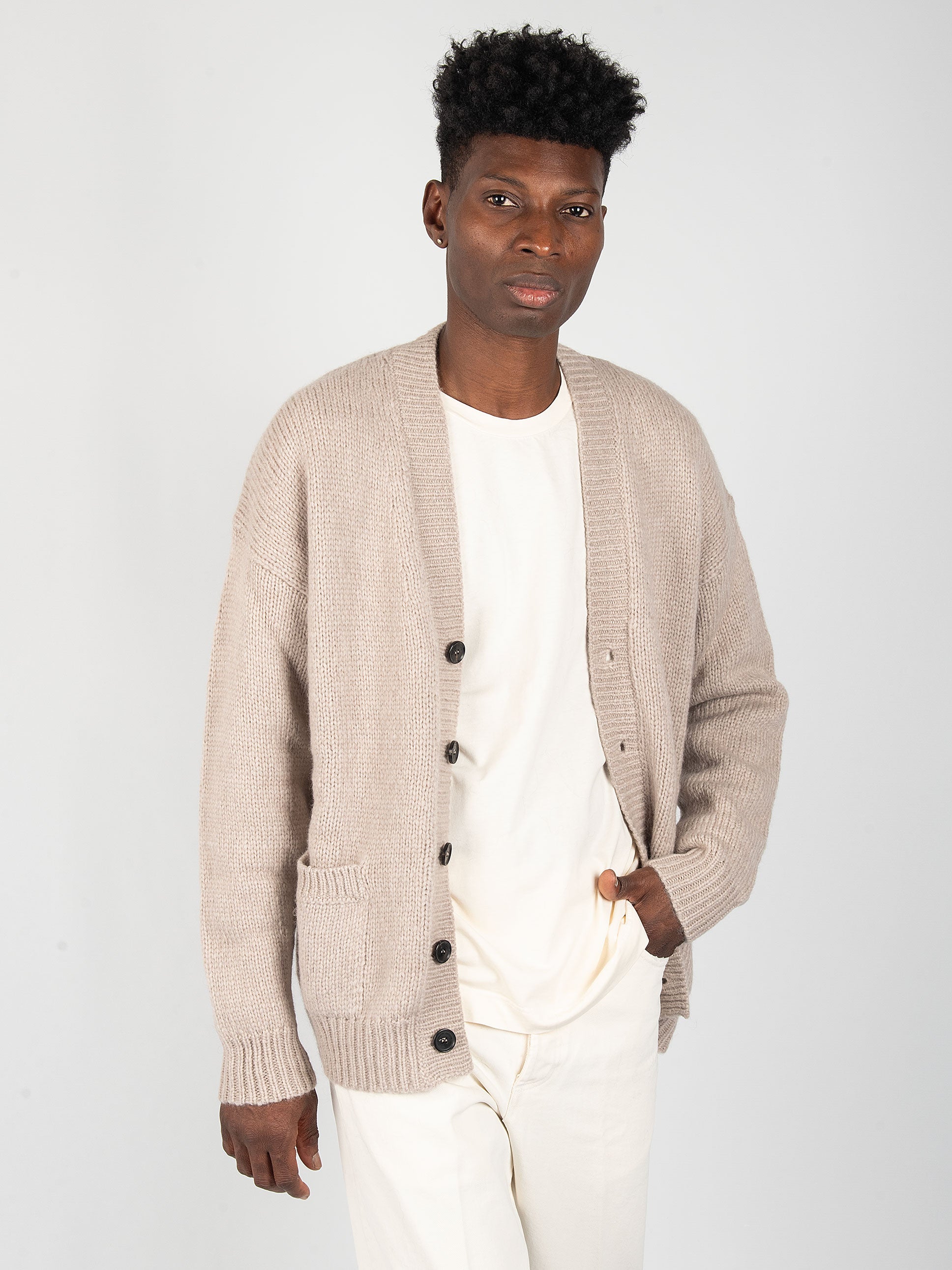 Cardigan Over - Mastice