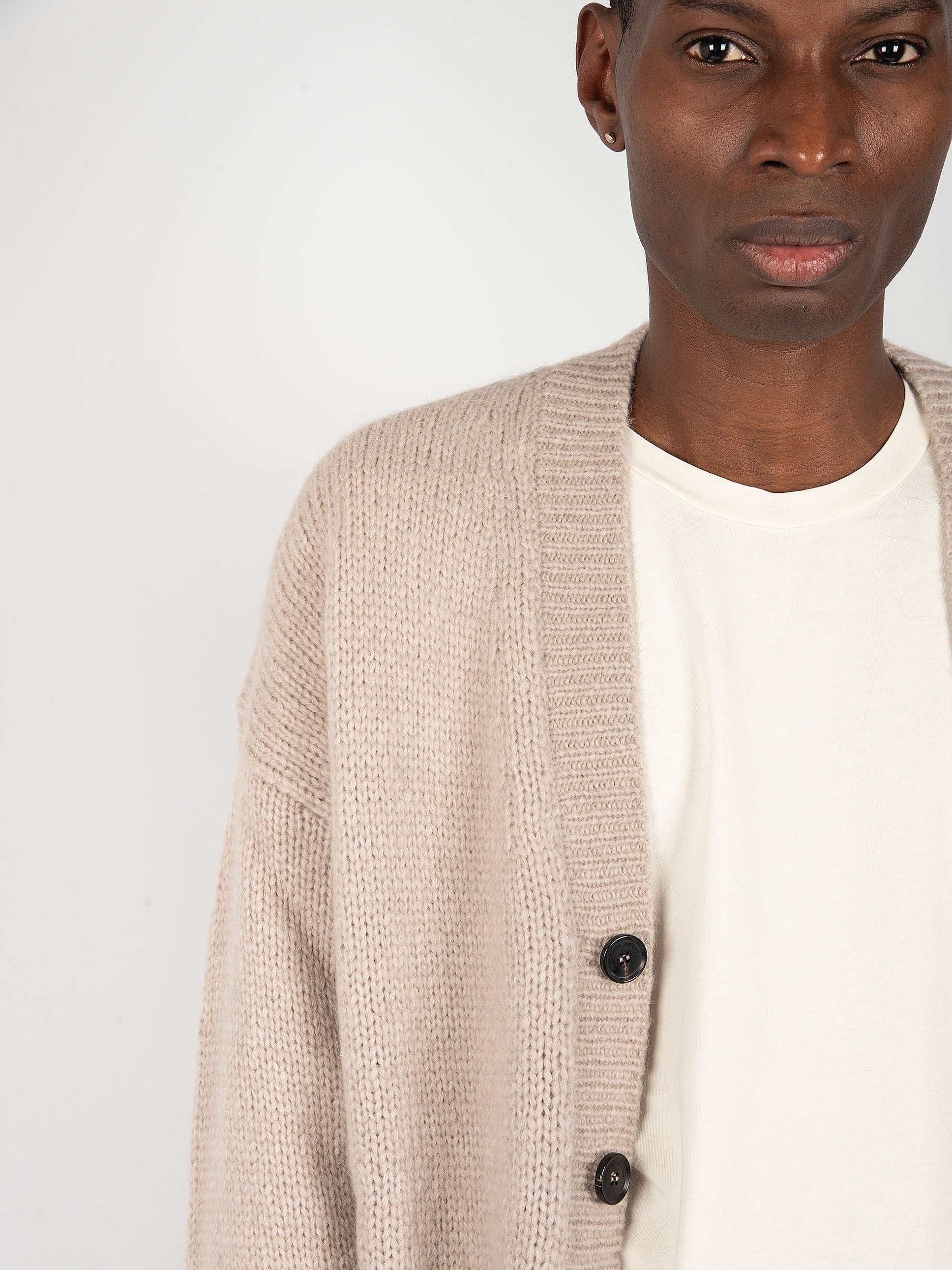 Cardigan Over - Mastice