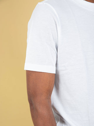 T-Shirt in Piquet - Bianco