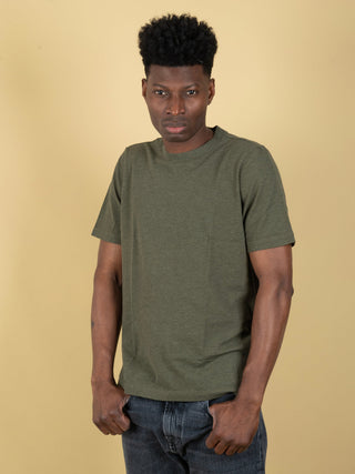 T-Shirt in Piquet - Verde Militare